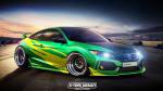 Honda Civic Coupe by X-Tomi Design 2018 года
